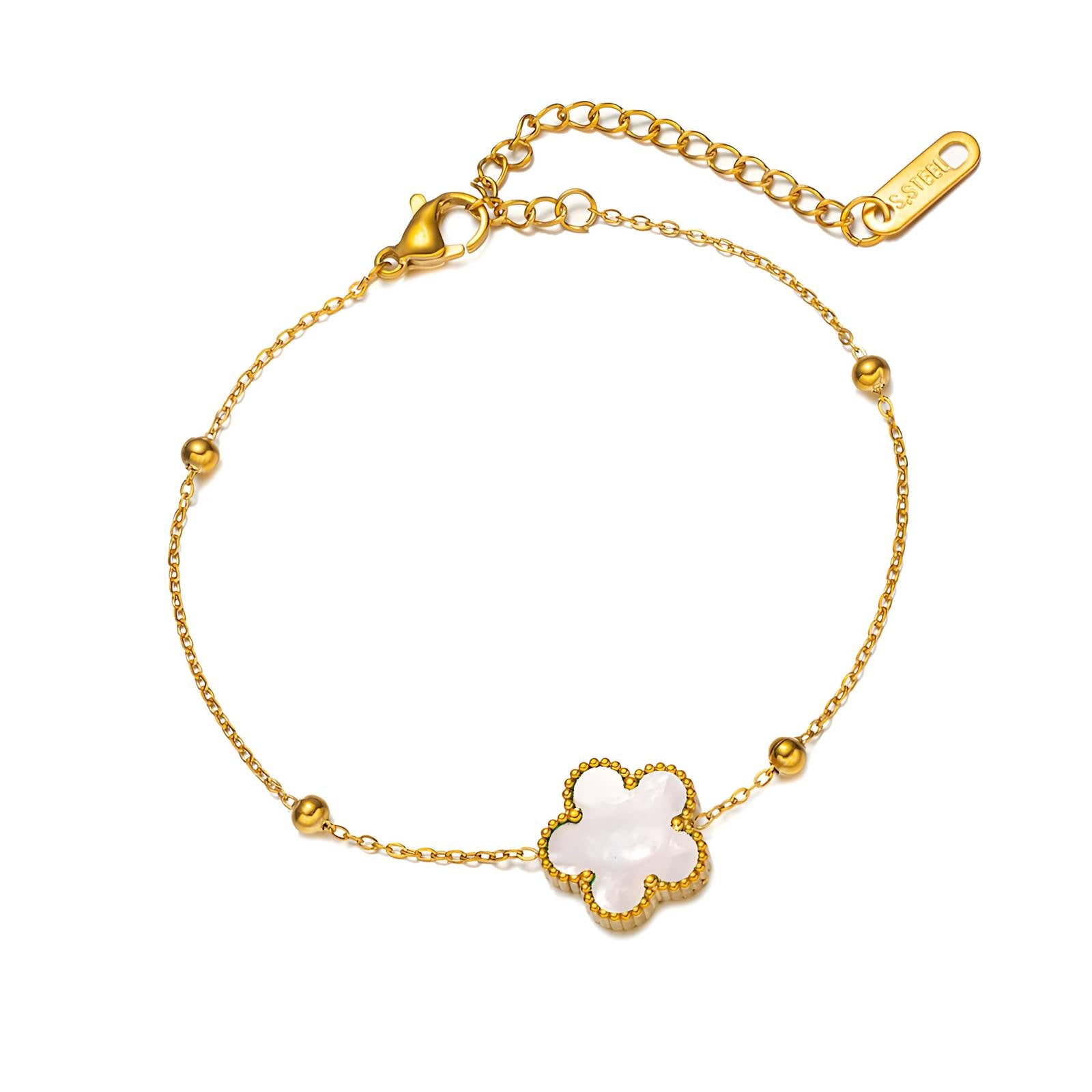 Pearl Clover Bracelet