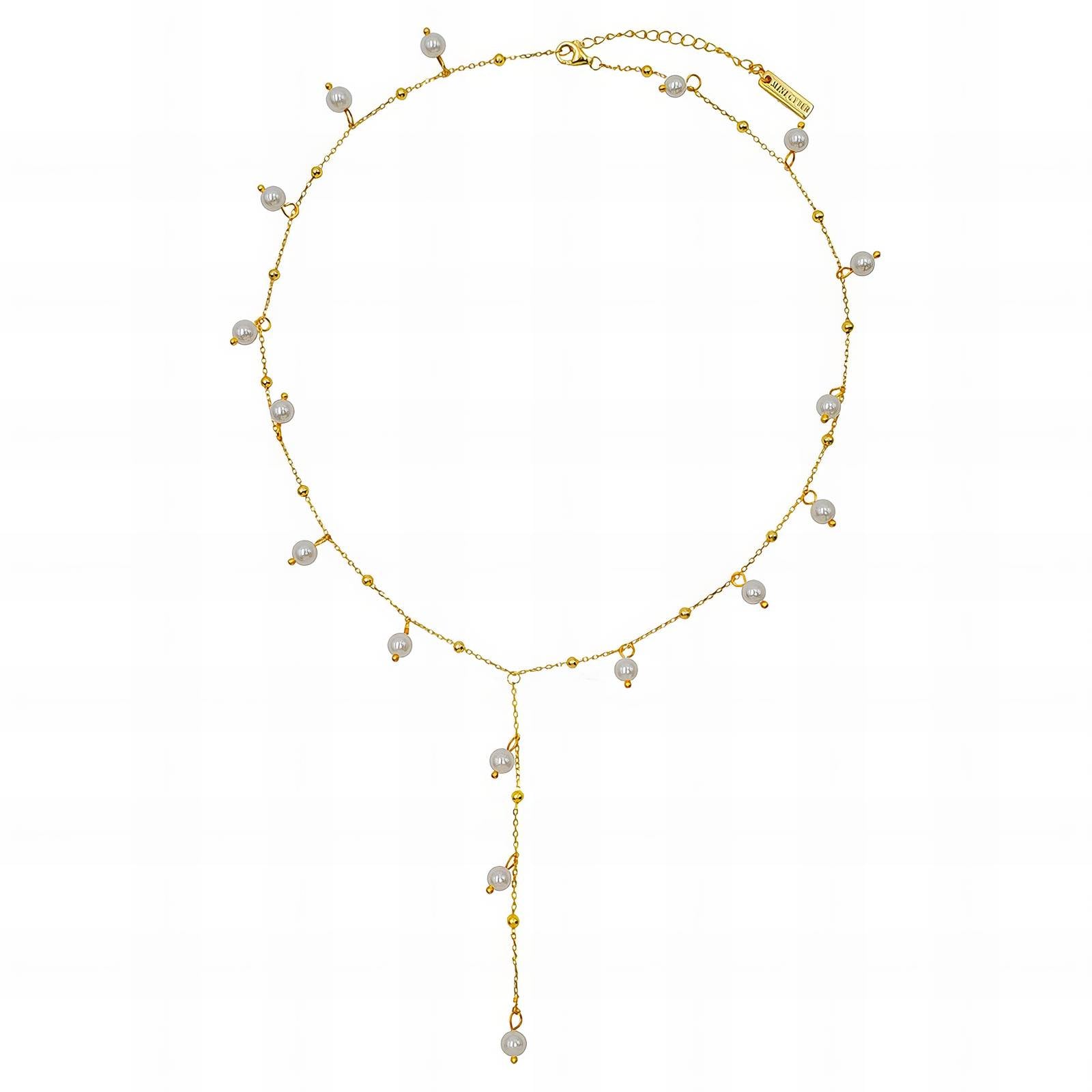Delicate Pearl Lariat